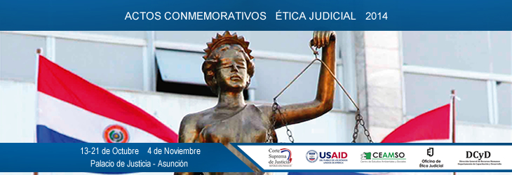 "Actos Conmemorativos de Ética Judicial" 