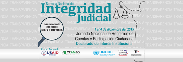 Semana Nacional de Integridad Judicial