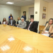 El encuentro tuvo lugar en la sala de reuniones de la Presidencia del Palacio de Justicia de Encarnación.