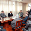 La reunión se realizó en el noveno piso de la torre norte de la sede judicial de Asunción.