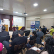 Charla educativa a estudiantes del 2° y 5° año de la carrera de derecho de la Facultad de Ciencias Jurídicas y Sociales de la Universidad Nacional de Canindeyú (Unican) sede Curuguaty.