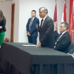 Ministro Manuel Ramírez Candia tomó juramento de los auxiliares de justicia.