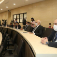 El titular de la Corte Suprema de Justicia, doctor Alberto Martínez Simón y directores administrativos participaron del debate sobre reestructuración del Estado
