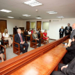 Con presencia del presidente de la Corte Suprema de Justicia, César Diesel, la vicepresidenta primera Carolina Llanes y los ministros Alberto Martínez Simón y Luis María Benítez Riera.  
