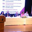 El ministro del Poder Judicial, doctor Víctor Ríos Ojeda, expuso sobre “Derechos Constitucionalizados”.