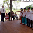 En la ocasión prestaron juramento miembros de la  comunidad Ache Cerro Moroti.