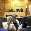 El titular del Consejo de Administración de Guairá, Juan Carlos Bordon Barton agradeció la presencia de los operadores de justicia que aportan al mejor acceso a la justicia