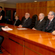 Acto de juramento de jueces y magistrados ante las máximas autoridades del Poder Judicial en el Palacio de Justicia de Asunción.