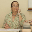 La profesora instructora, licenciada Stella Encina de Giménez.