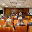 Simultáneamente universitarios de la carrera de derecho también recibieron una charla instructiva, a cargo de relatores de las Salas Constitucional, Civil y Comercial y Penal.