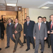 El presidente Horacio Cartes, junto al titular de la Corte, doctor Antonio Fretes, recorrieron las instalaciones del moderno edificio.