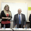 La contadora general de los Tribunales, Marta Sosa Heisele, y el ministro Bajac presidieron la reunión.