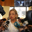 Al culminar la actividad la máxima autoridad judicial, Alicia Pucheta, habló con los medios de prensa.