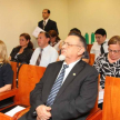 El juez Tadeo Zarratea y otros funcionarios del Poder Judicial participaron de la conferencia.
