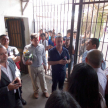 El Pastor Félix Duarte, encargado de los programas de reinserción de internos explicó a los estudiantes de qué manera realiza su labor dentro del Penal.