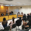 Reunión con magistrados y representantes de los colegios de abogados de Caaguazú y Coronel Oviedo