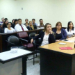 La sala de juicios orales del segundo piso de la sede judicial de Asunción fue lugar de la actividad en la víspera.
