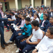 La charla educativa se desarrolló en la escuela Andrés Ferreira de la ciudad de Emboscada.