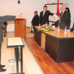 El ministro Bajac tomó juramento al funcionario judicial abogado Roque Araújo Ferreira, como nuevo actuario judicial.