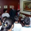 Los estudiantes se mostraron muy interesados en la historia del Poder Judicial
