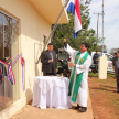 Con presencia de autoridades locales y curas párrocos de la localidad realizaron un acto religioso de inauguración de las nuevas sedes judiciales.