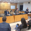 El ministro superintendente dialogó con los representantes de la Asociación de Abogados del Guairá, Colegio de Abogados del Guairá, Orden de Abogados del Guairá y el Colegio de Abogados de Villarrica.