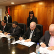 Firma de memorando entre la Asociación de Pastores Evangélicos de Paraguay, la Asociación de Iglesias Evangélicas del Paraguay, la Capellanía Nacional Evangélica y el Sistema Nacional de Facilitadores Judiciales.