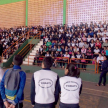 Cerca de 400 niños y adolescentes participaron de la charla educativa por el mes de la juventud.