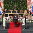 El presidente Abdo Benítez toma el juramento a los nuevos ministros del Ejecutivo.