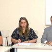 El director del Sistema Nacional de Facilitadores Judiciales, Rigoberto Zarza, y coordinadores participaron del encuentro.