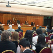 La actividad contó con la presencia de los ministros de la Corte Raúl Torres Kirmser y Miryam Peña, además del doctor Diego Moreno Rodríguez Alcalá y la doctora Carmen Montanía.