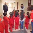Los alumnos del preescolar visitaron varias dependencias en compañía de su maestra y padres de familia.