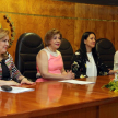 La ministra responsable de la Dirección de los Derechos de la Propiedad Intelectual y  la Dirección de Mediación de la Corte Suprema de Justicia, doctora Gladys Bareiro de Módica, estuvo presente en la apertura del encuentro.