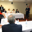 El encuentro se desarrolló en la Sala de Conferencias, en el octavo piso de la sede judicial de Asunción.