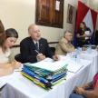 Durante la actividad el ministro de la Corte doctor Luis María Benítez Riera informó acerca del estado de sus causas a las mujeres privadas de libertad.