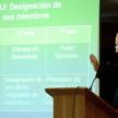 La disertación estuvo a cargo del doctor Luis Lezcano Claude, quien desarrolló un debate sobre el derecho constitucional en Paraguay.