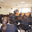 La disertación del curso estuvo a cargo del juez penal de la Adolescencia de la ciudad de Lambaré, Camilo Torres.