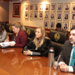 Este encuentro tuvo lugar en la Sala de Pleno del Palacio de Justicia de Asunción.
