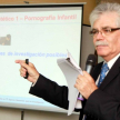 En la víspera, el doctor Rubén Bareiro disertó sobre los delitos cometidos mediante internet.