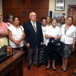 Ministro Bajac tomó juramento a luchadora social
