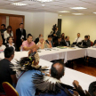 Durante el encuentro se estableció la mesa de trabajo con las autoridades de entidades del Estado paraguayo y de la organización Totobiegosode.