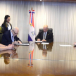 El convenio, firmado por el presidente de la CSJ, doctor Luis María Benítez Riera, y la ministra María Carolina Llanes, en representación del Poder Judicial.