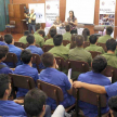 La defensora pública doctora Luz Marina Sosa recomendó a los alumnos no involucrarse en ningún proceso judicial.