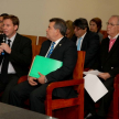 Los doctores Delio Vera Navarro y Alberto Martínez Simón estuvieron en representación de la Asociación de Jueces del Paraguay.