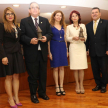 Reconocimiento a los ministros de la Corte Suprema de Justicia Raúl Torres Kirmser y Miryam Peña Candia.