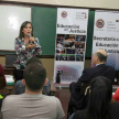 La defensora pública Carolina Lugo expuso sobre sus funciones dentro de su institución.
