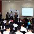 Directivos de la institución demostraron satisfacción tras las charlas impartidas a los alumnos.