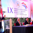 El presidente de las Academias Iberoamericanas de Derecho, Luis Moisset de Espanés dando sus palabras de bienvenida a los presentes. 