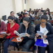 Masiva concurrencia de alumnos de la carrera de Derecho la UCA