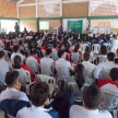 Los estudiantes participaron de diversas charlas que fueron desarrolladas durante la jornada en la ciudad de Tobatí